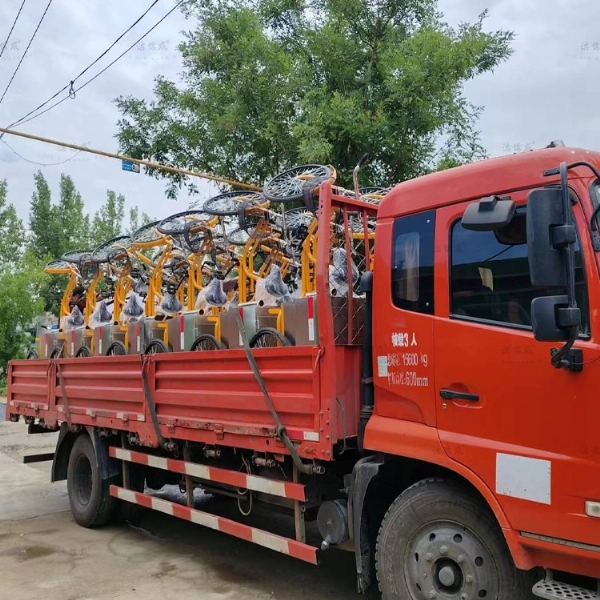 22輛人力不銹鋼保潔車(chē)發(fā)往北京石景山區